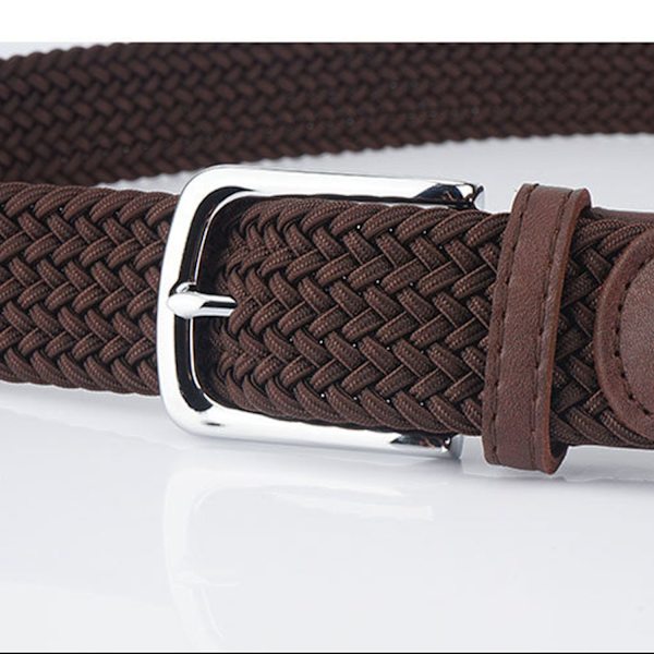 HERRBÄLTE, BREDD 3,4 CM (BRUN)