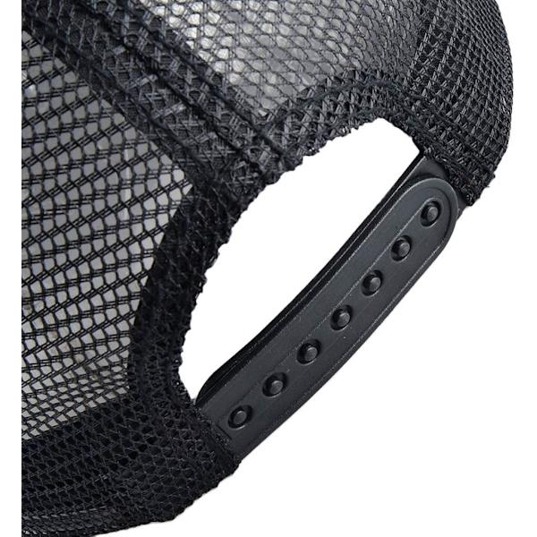Unisex Djurmönstrad Mesh Trucker Hat med Fyrkantig Patch Basebollkepsar