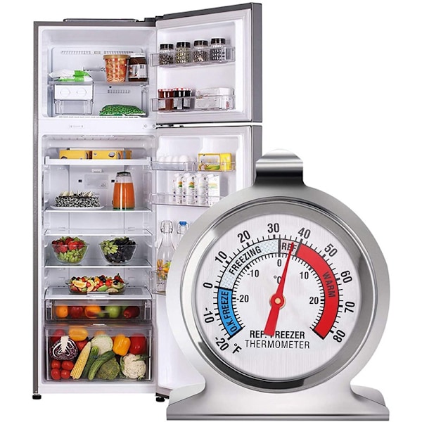 Rostfritt stål kylskåpstermometer frys termometer frys termometer frys termometer termometer