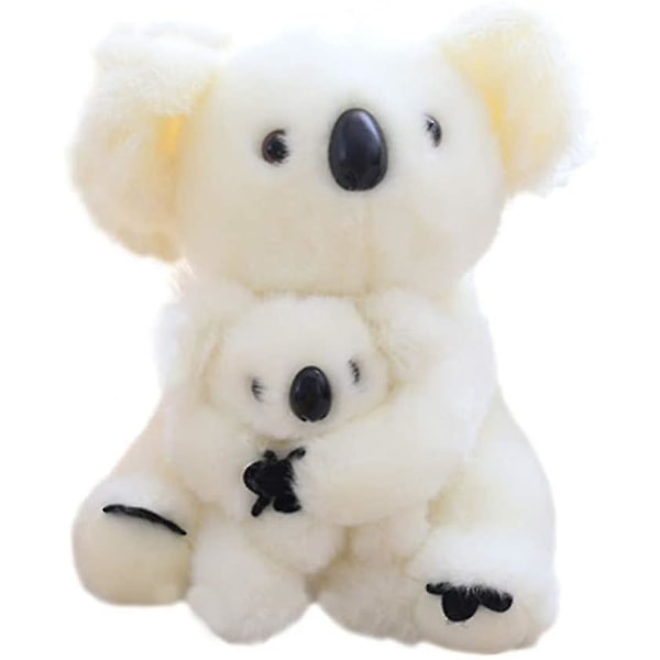 (vit)koala björn mjuka leksak gosedjur mamma med baby plysch leksak för barn Vuxna