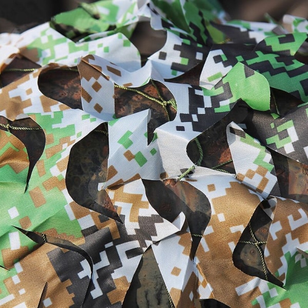 Digitalt kamouflage rektangulärt solsegel kamouflagedesign, camo