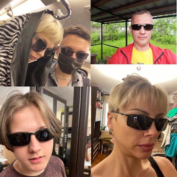 Polarisoidut aurinkolasit miehille, ulkoilulajit, suojalasit, UV-suoja, ajolasit (musta)
