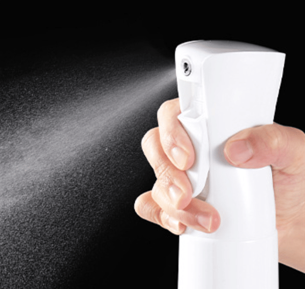 3-pack vita tomma sprayflaskor, plast, högtrycks konstant spray