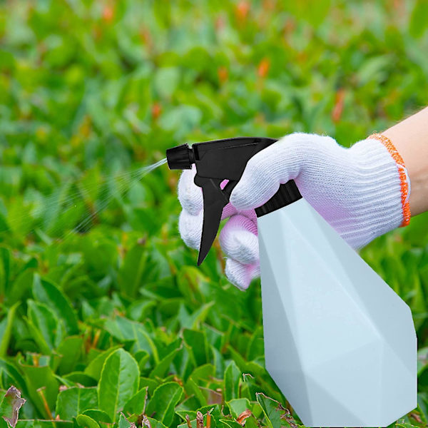 2 stk. Vandsprayflaske Tomme Plastik Mister Flasker Holdbar Trigger Sprayer Til Rengøring, Havearbejde, 600ml