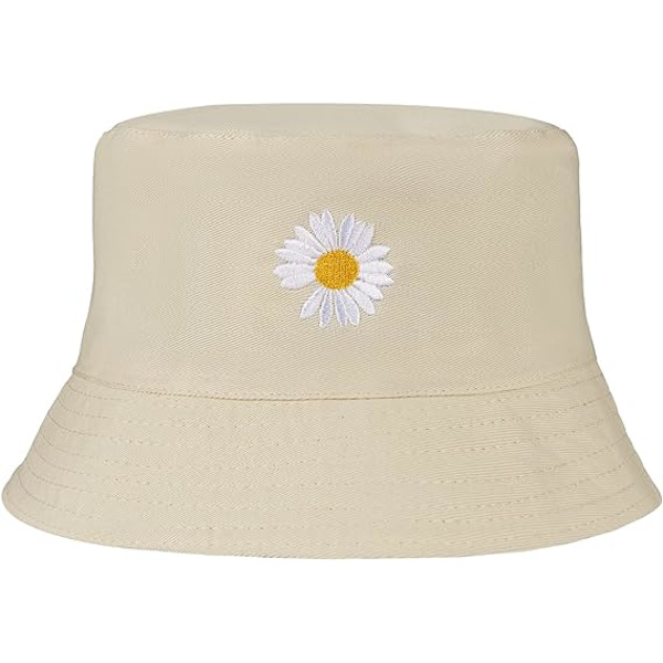 Fiskarehatt Dam Solhatt Bucket Hat Bomull Bob Hat Fällbar Solskydd