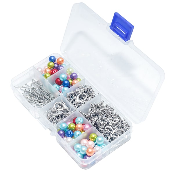 Änglavingar pysselset 1 låda Änglavingar Charm Spacer Pärlor Legering Vingar Hänge Skyddsängel Pärla Set Skapande