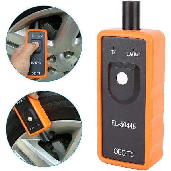 TPMS Universal Biltrykkmonitor Moniteur Sensor Reset Reset