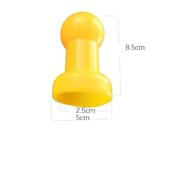 12 x Trampoliinin korkit tolppakorkit trampoliinin lisävarusteet 8x5cm keltainen