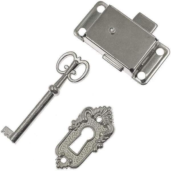 Garderobsskåp Skåplåda Ytlås och nyckel, 53 mm (2 tum) 53 Mm (förpackning med 1) (röd)