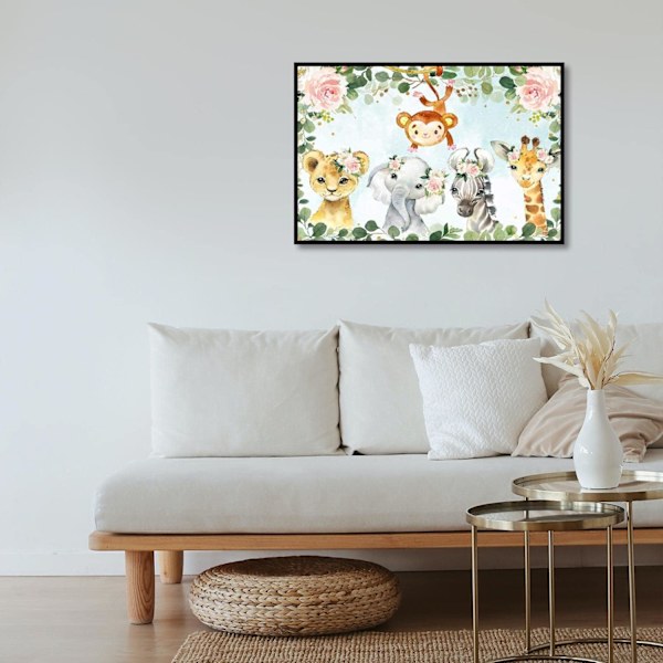Jungle Safari Animals Diamond Painting Kits - 5D Diamond Art Kits