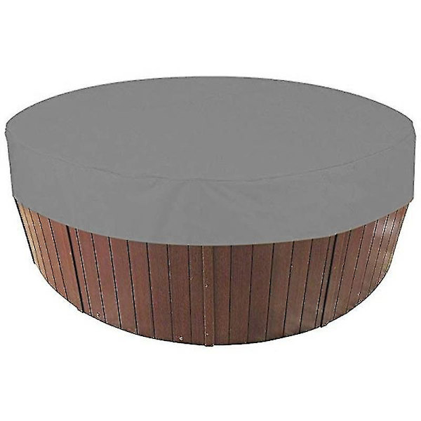 Utomhus Rund Badtunna Överdrag Vattentät Spa Badtunna Överdrag Dammskydd 200*30CM Kaffe Färg