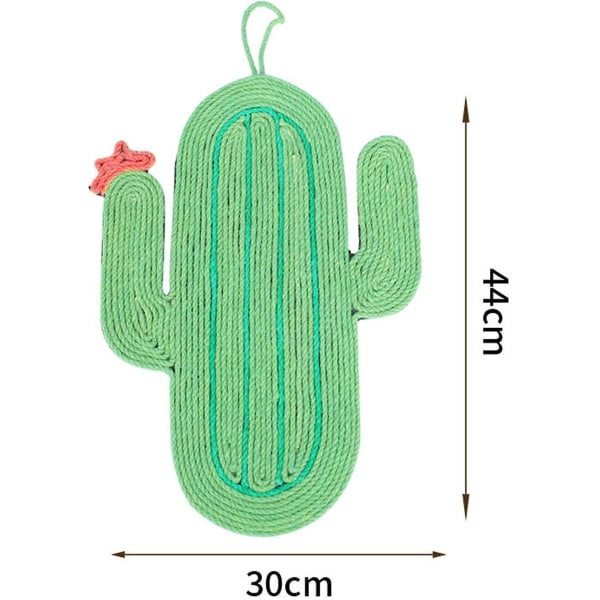 Veggmontert kreativ skrapebrett Kaktusformet skrape b