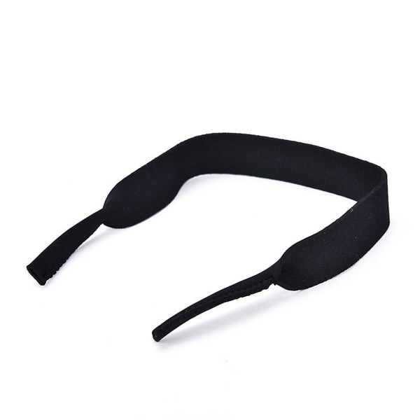 Glasögonrem Sportsolglasögon &amp; Glasögonsnöre för att linda din halsband (svart)