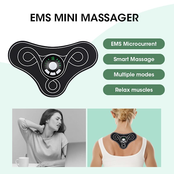 Bukmuskelplåster, multifunktionell mikrostromsminimagerare