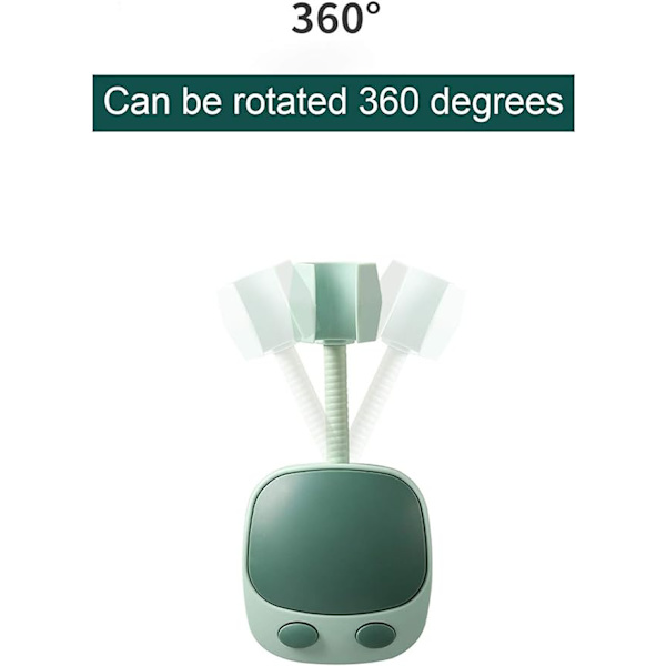 Todelt brusehovedholder, forbedret universel 360-graders ver