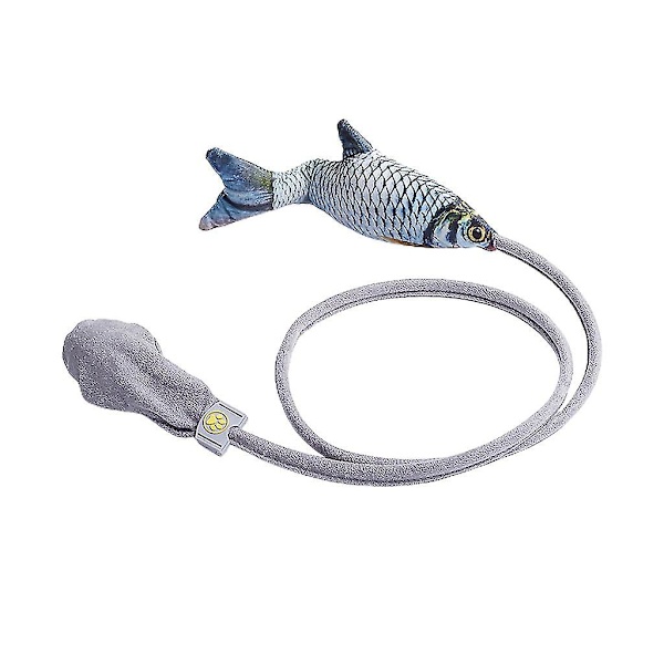 Manuell mjuk dansande realistisk kattunge för katter som slår kattmynta fyllning fiskleksak