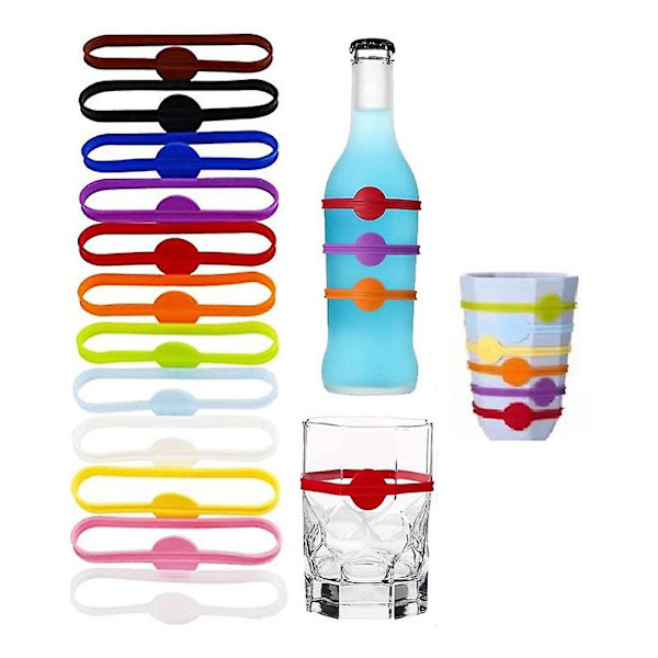 24 st Silikongel Vinglas Identifier Glas Identifier