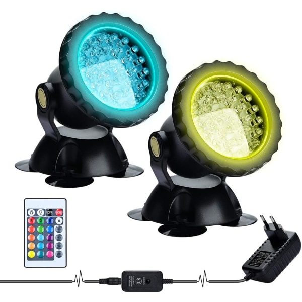 RGB Aquarium Projector, Underwater Submersible Fish Lighting, IP6