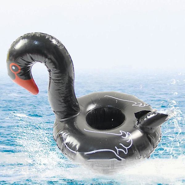 Oppustelig drikkevareholder Tegneserie oppustelig flaskeholder Badelegetøj Pool Coaster til øl Drikkevarer Juice（1PCS F）