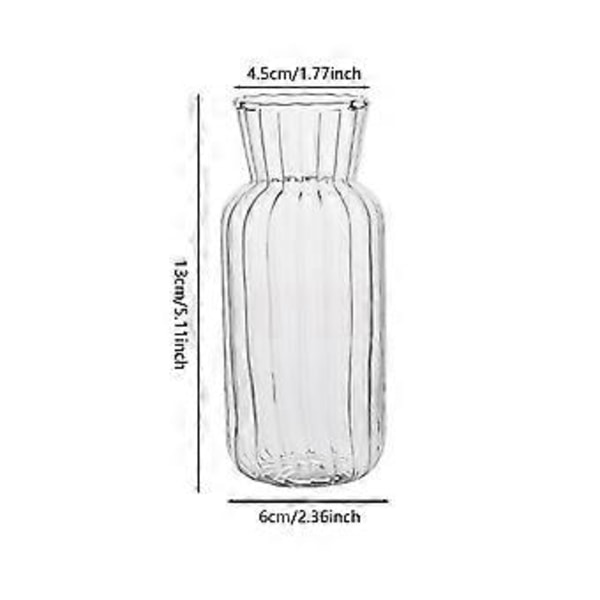 Retro Hydroponisk Blomkruka Delikat Modern Hem Blomkruka för Hem Lägenhet Kontorsinredning 5.5 times13CM