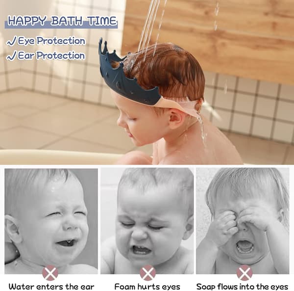 Babyduschmössa, Babymössa för simning, Duschmössa för 0-9 år