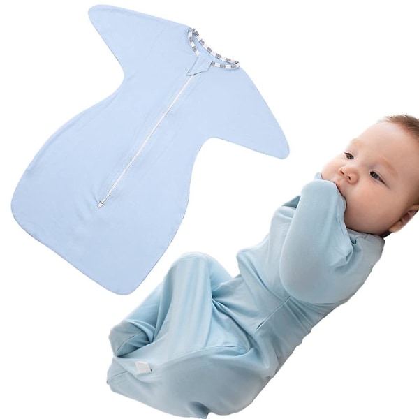 Baby Swaddle Tæppe Bomuld Baby Swaddle Wrap Nyfødt Swaddle Tæppe 0-3 Måneder（L 3）