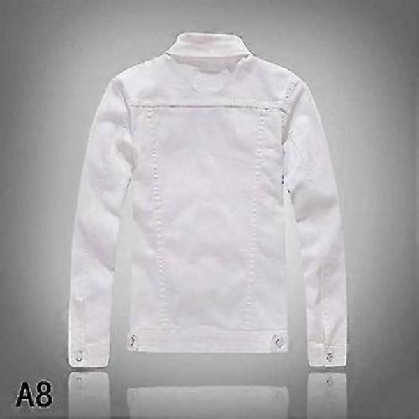 2025 Herre Denimjakke - Casual Slim Fit Bomuldsjakke for et Stilfuldt Look, Perfekt til Enhver Lejlighed Army Green 4XL