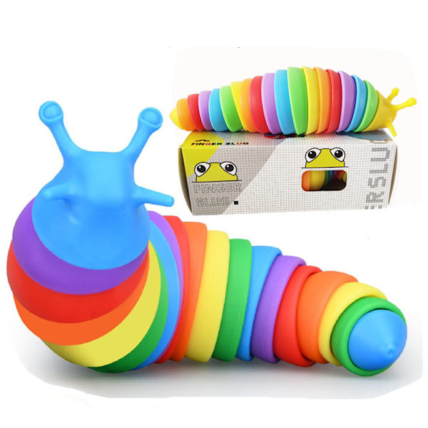 3D Snigelmördare Leksak, Flexibel Tryckt Ledat Snigelmördare Leksak