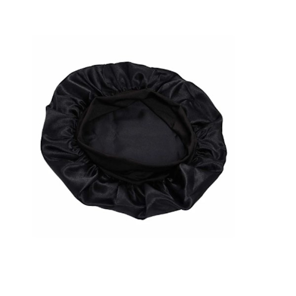 Sovehætte satinbonnet (one size) Sort