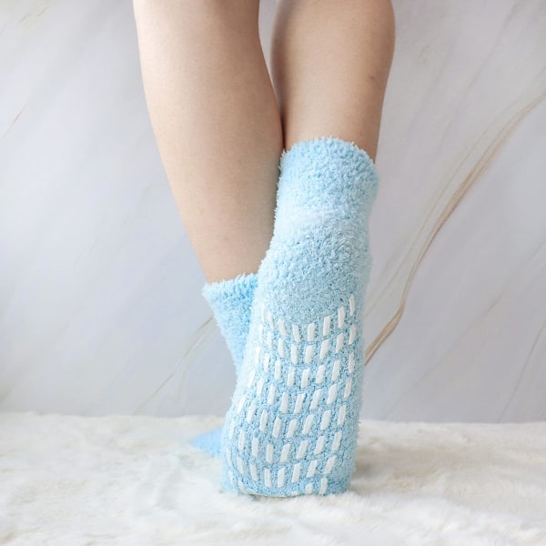 Antislip Sokker til Kvinder Varme Sokker til Kvinder Termisk Fleece Vintervarme