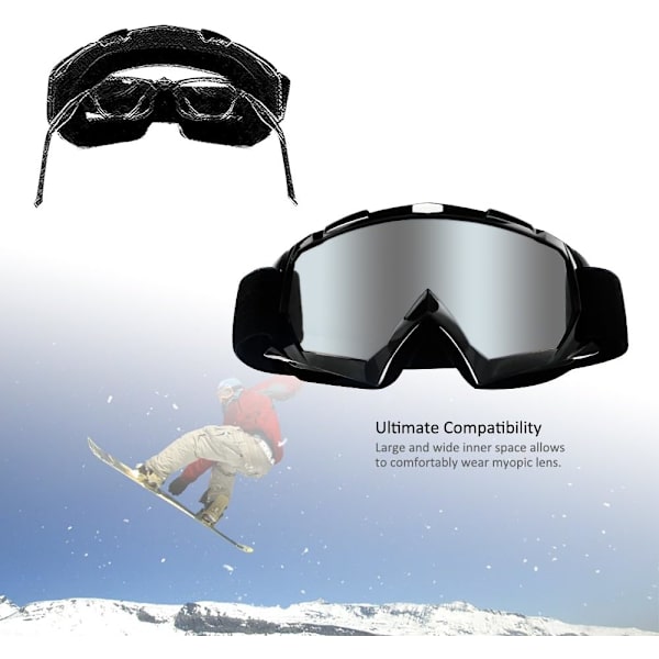 Motorcykel off-road briller, briller, masker, skibriller, UV, vind