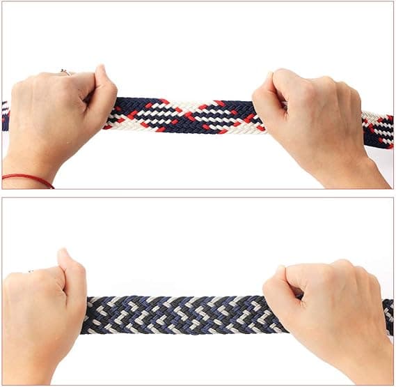 2x elastisk linning, mænds og kvinders strækbare vævede jeans,