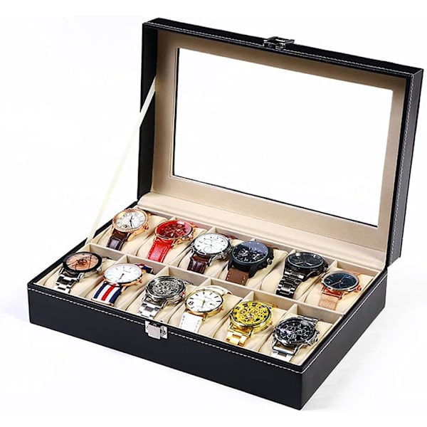 Klocklåda Display Case Smyckesorganisatör