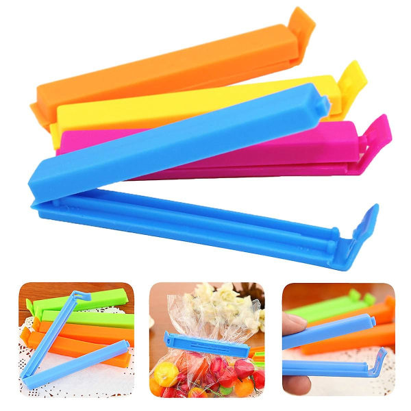 30 stk. Snacks Plastikposeklemmer Klemme Poselukning Forseglingsposeklemmer Madlukning Klemmer Til Køkkenet Snackpose Havregrynpose