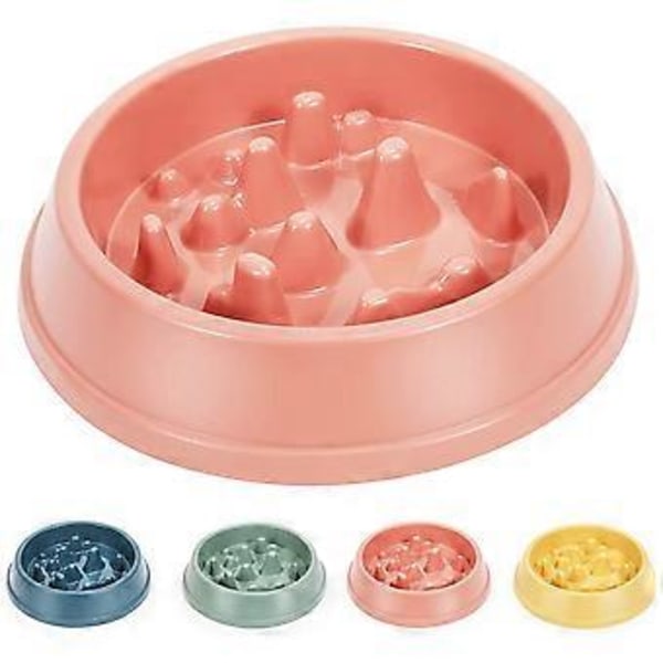 Slow Feeder Hundeskåle til Små og Mellemstore Hunde Katte Skridsikker Langsom Spisning Sund Hvalpeskål Puzzle Maze Sjov Feeder Interaktiv