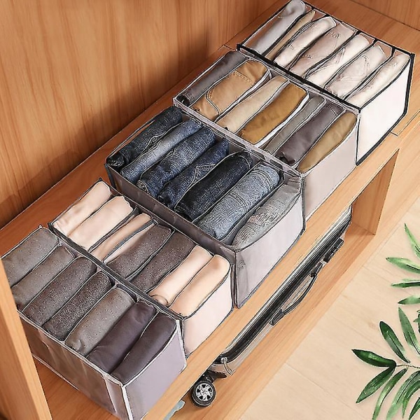 Underwear Bra Organizer Storage Box Jeans Socks Separation Organizer Pants Storage Drawer Closet Divider Storage Boxes