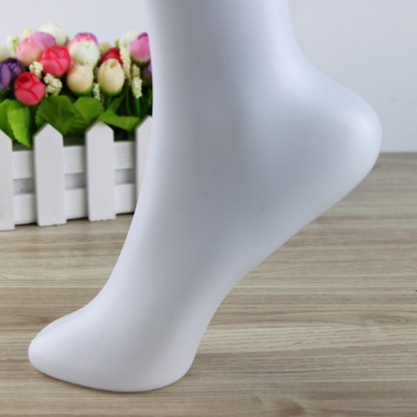 2 stk. Plastik Mannequin Sko Fod Model Kvinders Sko Holder Korte Sko Display Model