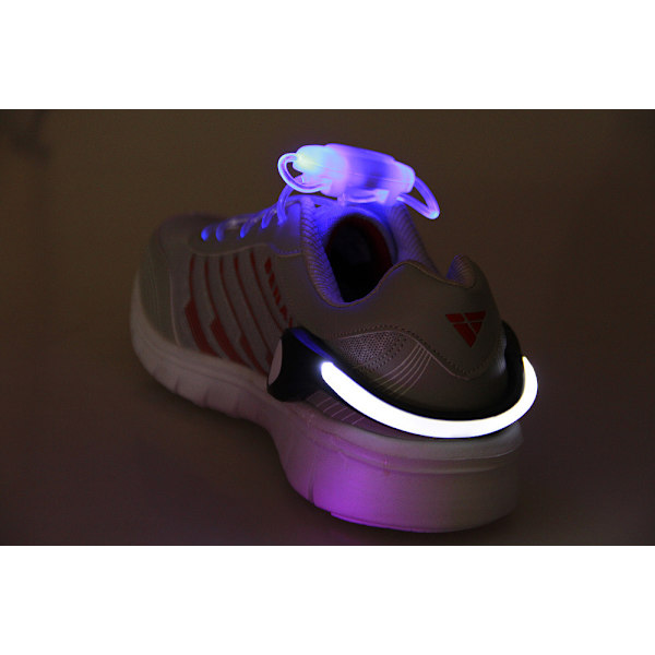 Led Flash Shoe Clips Sko Ljus Clips Flash Sko Natt Clips Natt Löpning Utrustning Clips Led Sko Clip För Natt Löpning Utrustning
