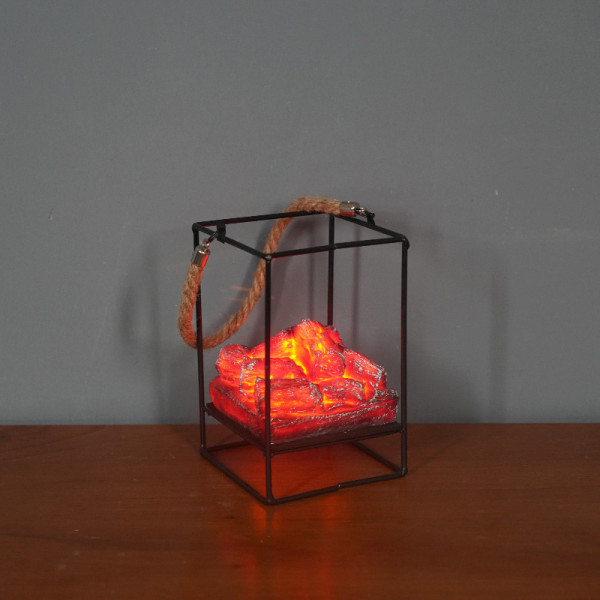 Imitation charcoal flame lights LED decorative lights wrought ir