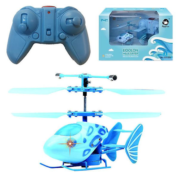 2.4g Infinite Rc Helikopteri - Kiinteä Korkeus - Sopii Aloittelijoille - Sininen
