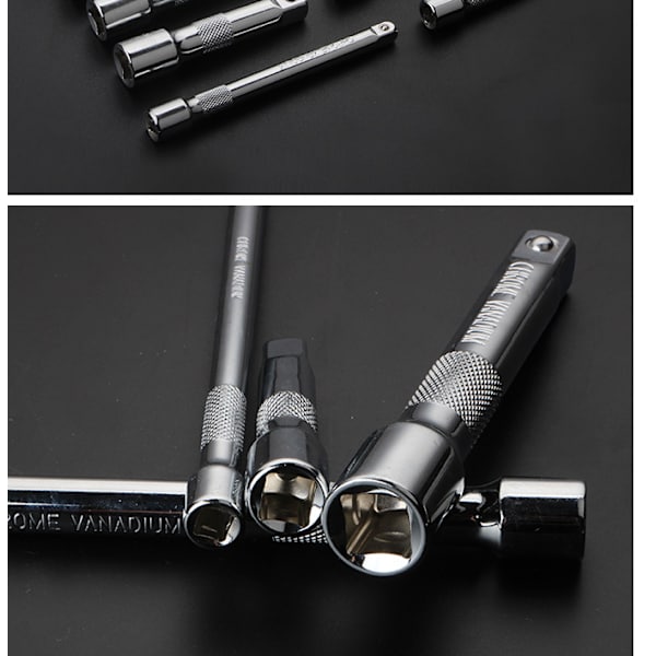 I3700 3-delad 6mm (1/4'') kort förlängningsstångsats