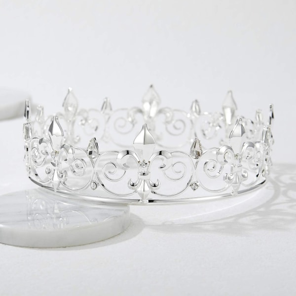 Middelaldersk kongelig krone Tiara Tiara King Crown kostymetilbehør Hai