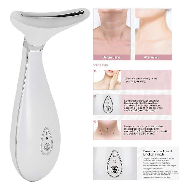 Kaula Anti Wrinkle Kasvojenkohotus Kauneudenhoitolaite Led Photon Terapia Iho Valkoinen