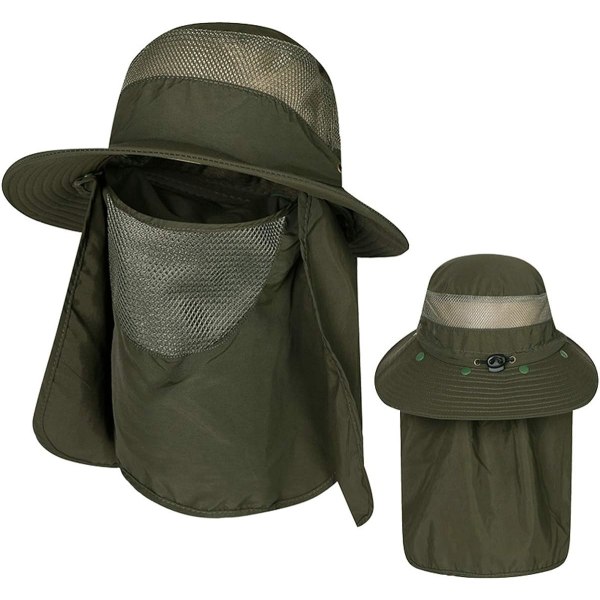 Unisex fiskehatt - hopfällbar solhatt