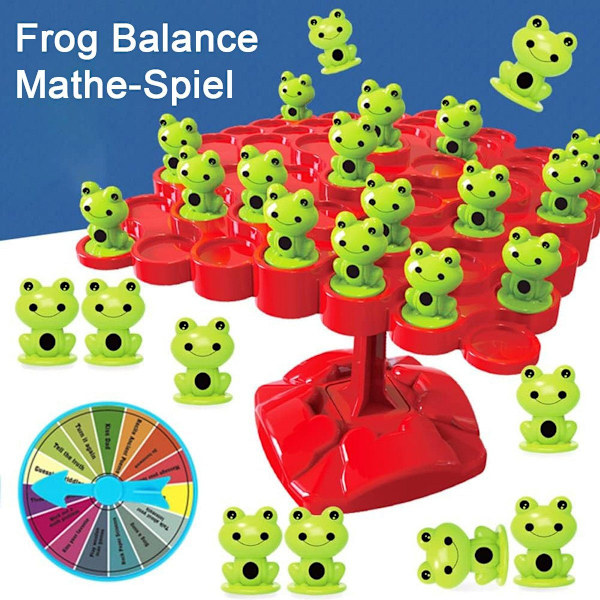 Læringslegetøj Frø Balance Matematikspil, Lærende Tællelegetøj (1
