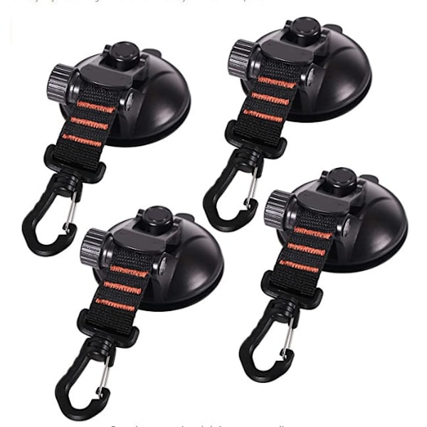 4 kpl imukuppiankkuri, auton kiristyshihnat, raskaan imukupin ankkuri 17 cm