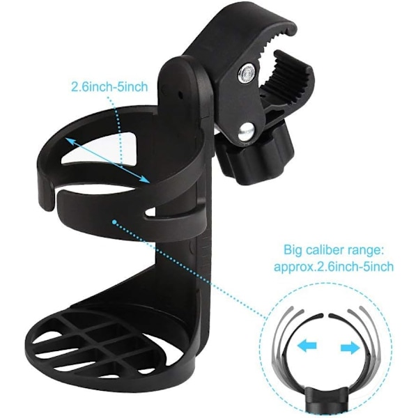 Koppholdere, Universal drikkekoppholder med 360 graders rotasjon