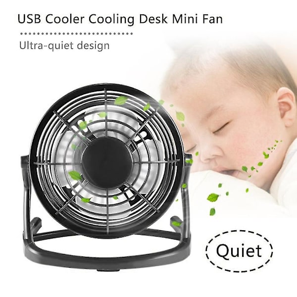 Mini USB-vifte kjøler kjøling mini skrivebordsvifte bærbar skrivebords mini vifte super mute kjøler for bærbar PC med nøkkelbryter