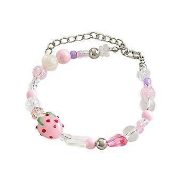 Tyylikkäät mansikkakorvakorut perhoslasitehosteella, helmikaulakoru solisluuketjulla, koriste naisille ja tytöille, muodikas Bracelet