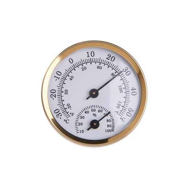 Husholdningsinkubatortermometer Hygrometer Gul